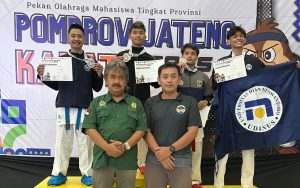 Read more about the article Mahasiswa S1 Sains Data FSTP UNIMUS Raih Juara 2 di POMPROV Jateng 2025 Cabor Karate